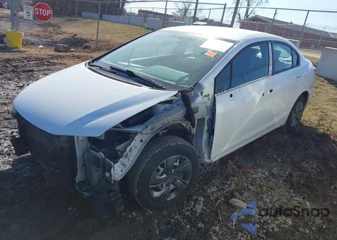 2014 Honda Civic Lx z USA, uszkodzony, nr VIN 19XFB2F51EE254835